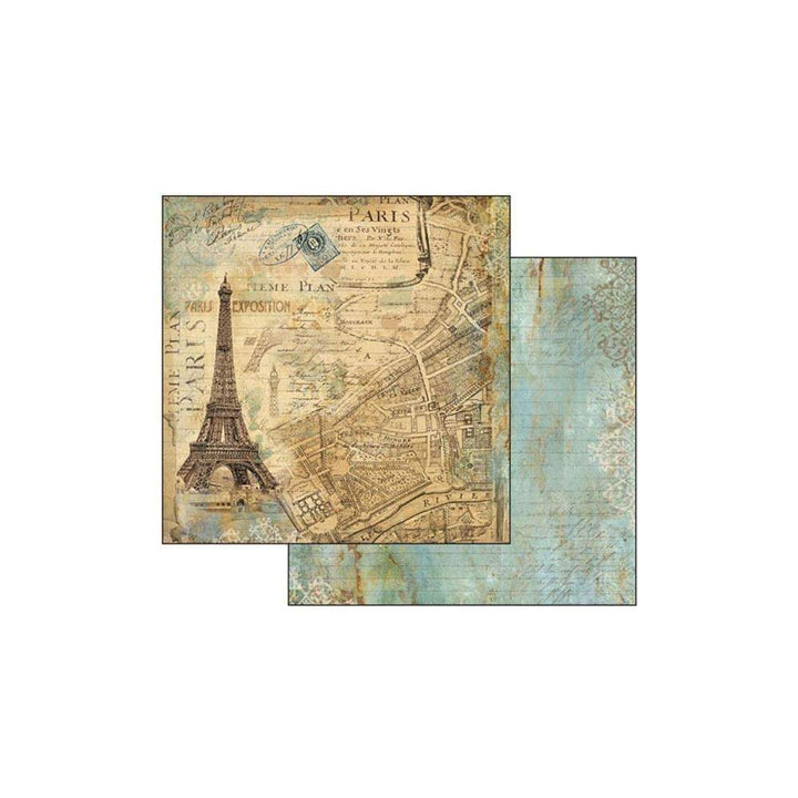 Stamperia Double-Sided Paper Pad 8"X8" 10/Pkg: Around the World (SBBS12)-Only One Life Creations