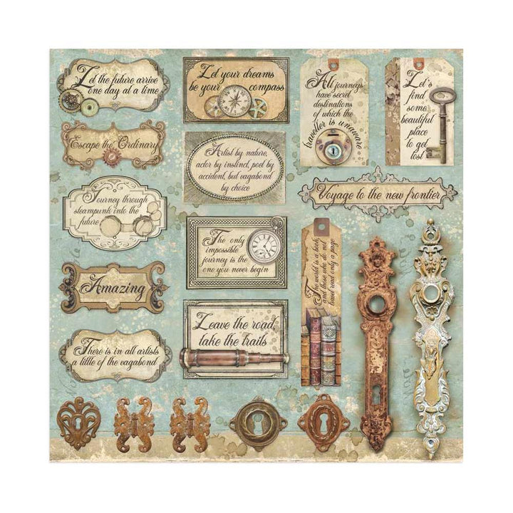 Stamperia Lady Vagabond 8"x8" Double Sided Paper Pad (SBBS27)-Only One Life Creations