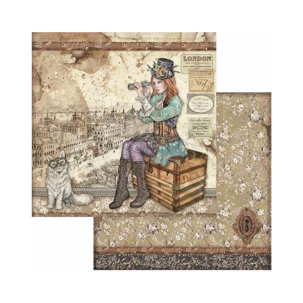 Stamperia Lady Vagabond 8"x8" Double Sided Paper Pad (SBBS27)-Only One Life Creations