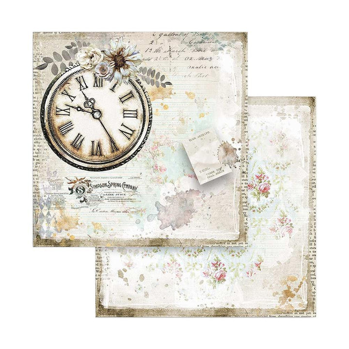 Stamperia Romantic Journal 8"x8" Double Sided Paper Pad (SBBS34)-Only One Life Creations