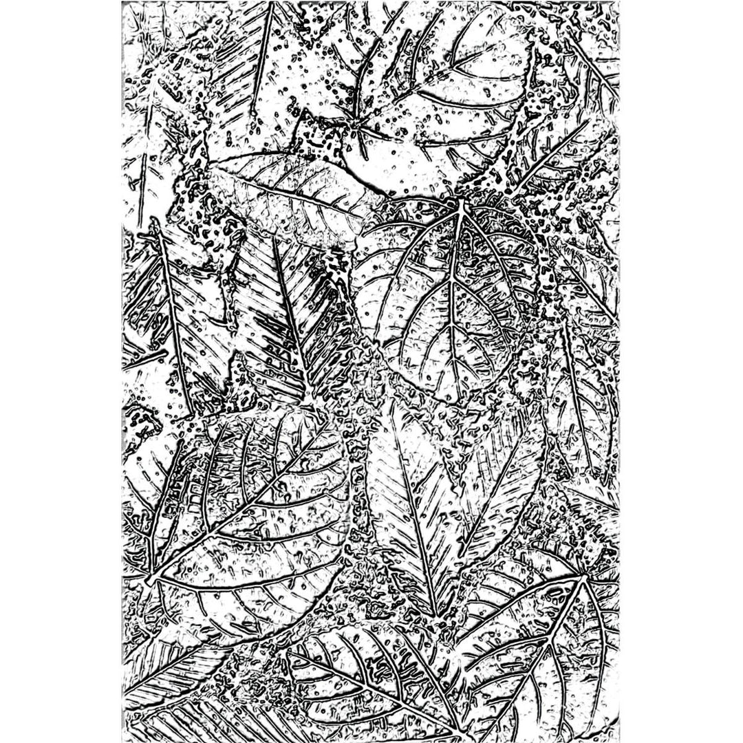 Tim Holtz 3D Texture Fades Embossing Folder: Foliage, by Sizzix (665252)