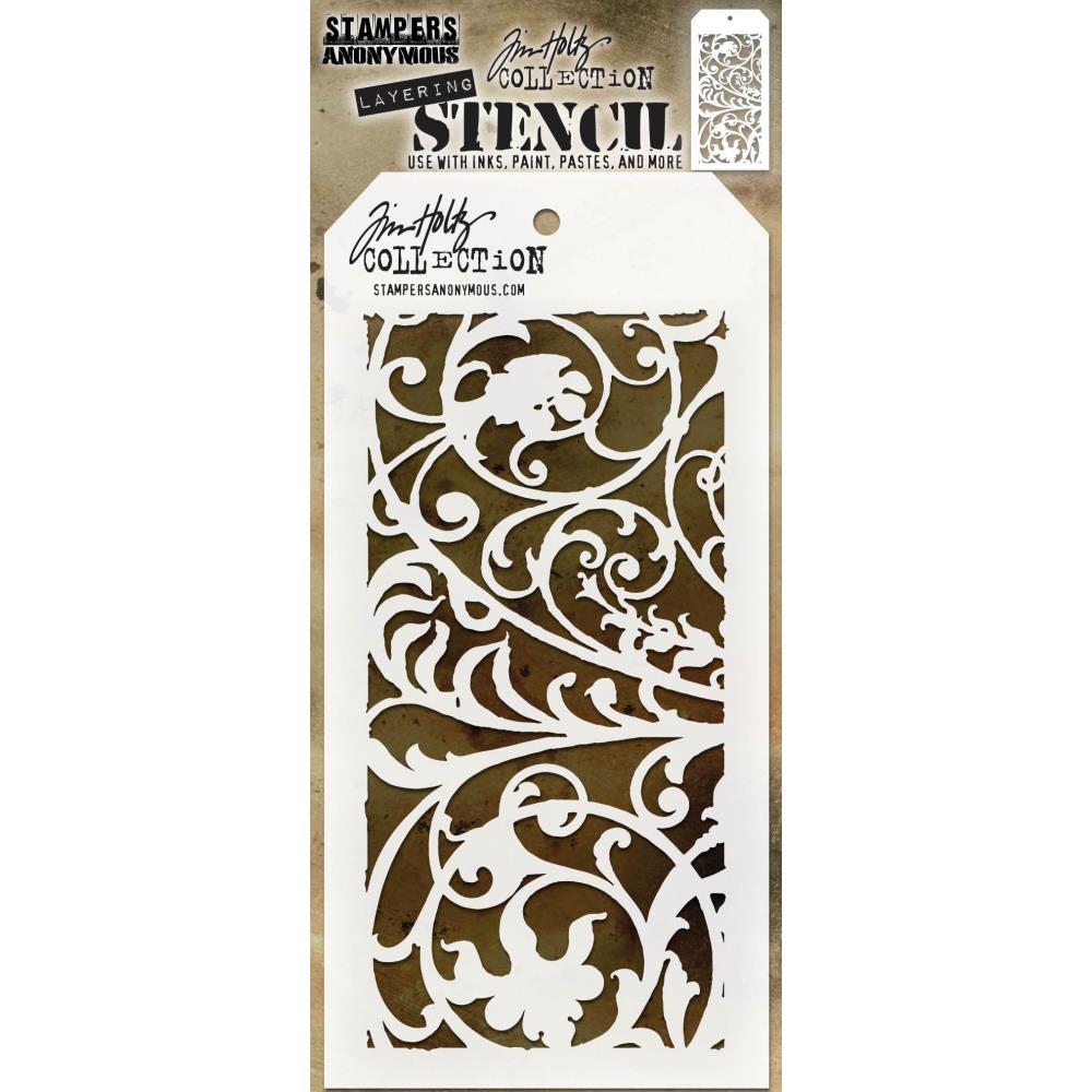 Tim Holtz 4.12"X8.5" Layering Stencil: Ironwork (THS148)-Only One Life Creations