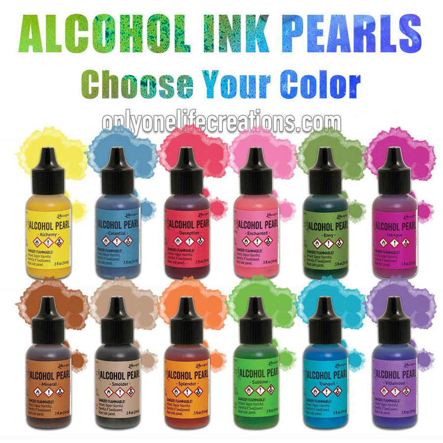 Tim Holtz Alcohol Ink Pearls, Choose Your Color-Only One Life Creations