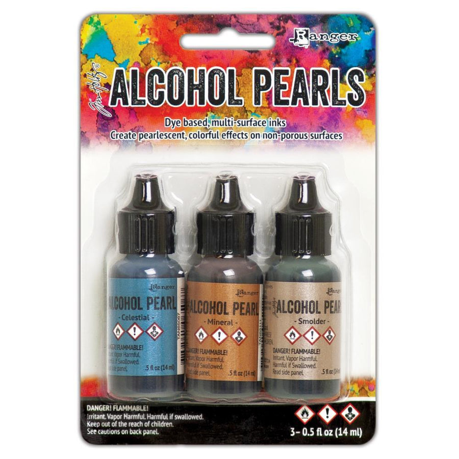 Tim Holtz Alcohol Ink Pearls, Kit #4 (TAN65548)-Only One Life Creations