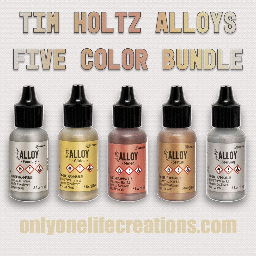 Tim Holtz Alloys, 5 Color Bundle (January 2020)-Only One Life Creations
