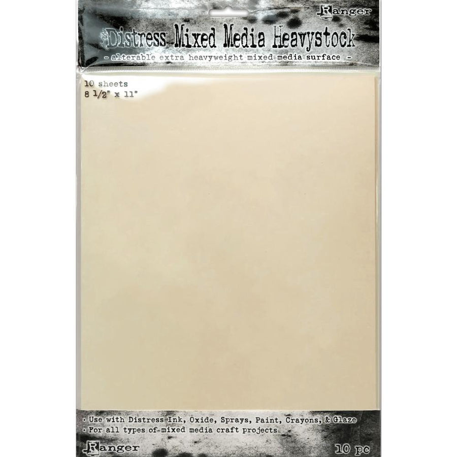 Tim Holtz Distress 8.5"X11" Mixed Media Heavystock (TDA75172)-Only One Life Creations