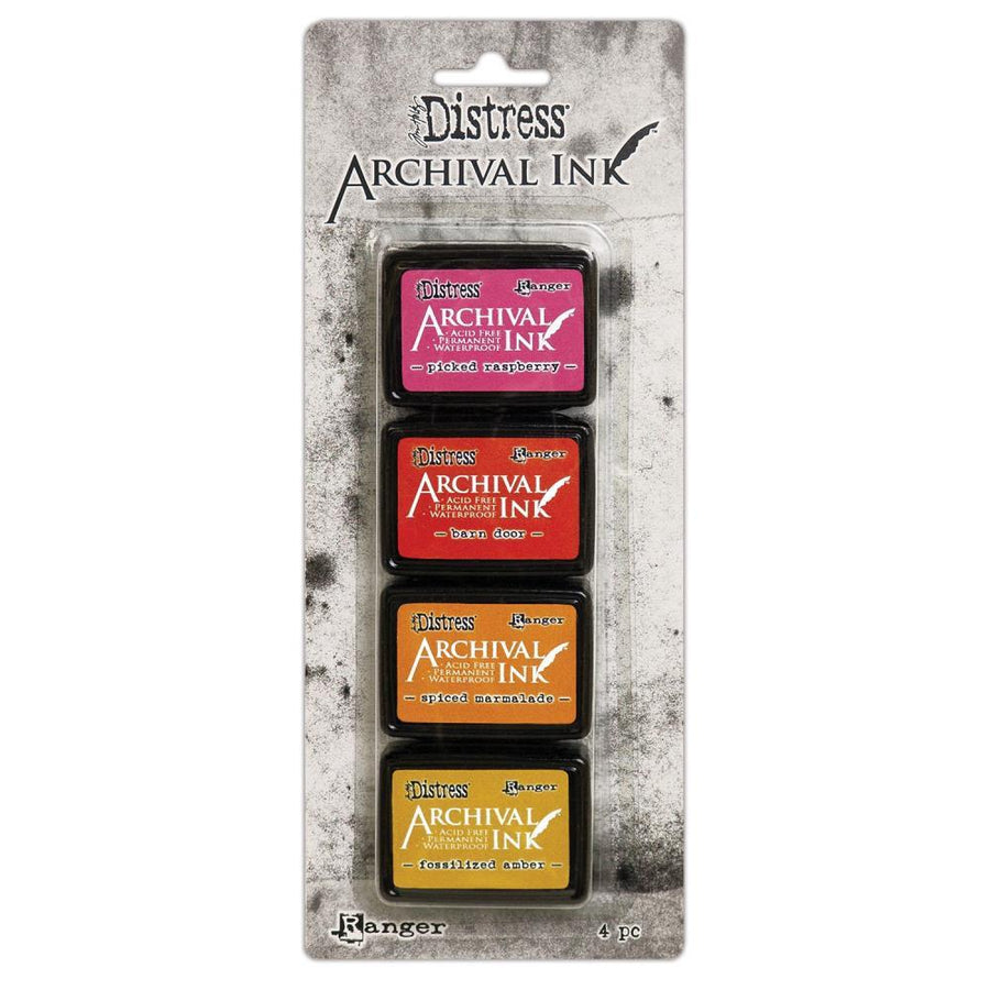 Tim Holtz Distress Archival Mini Ink Kit #1 (AITK64855)-Only One Life Creations