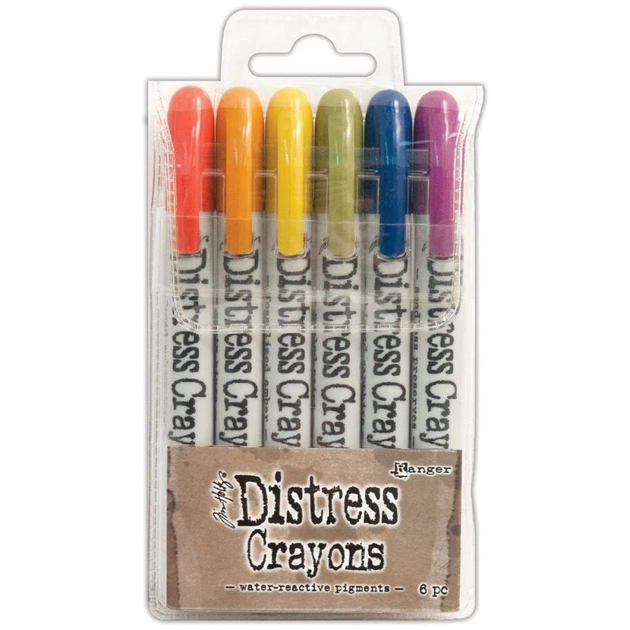 Tim Holtz Distress Halloween Pearlescent Crayon Set #5 (TSHK84341