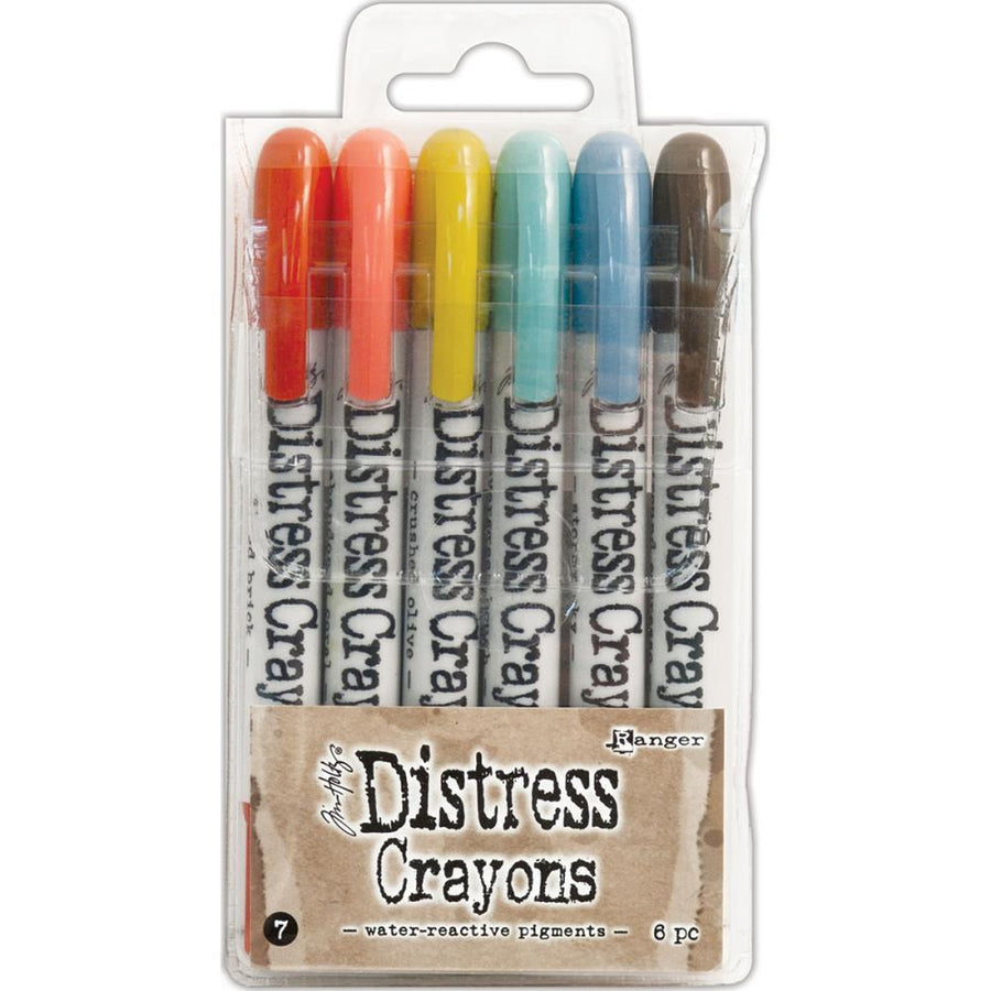 Tim Holtz Distress Holiday Pearl Crayon Set #5 (TSCK84389