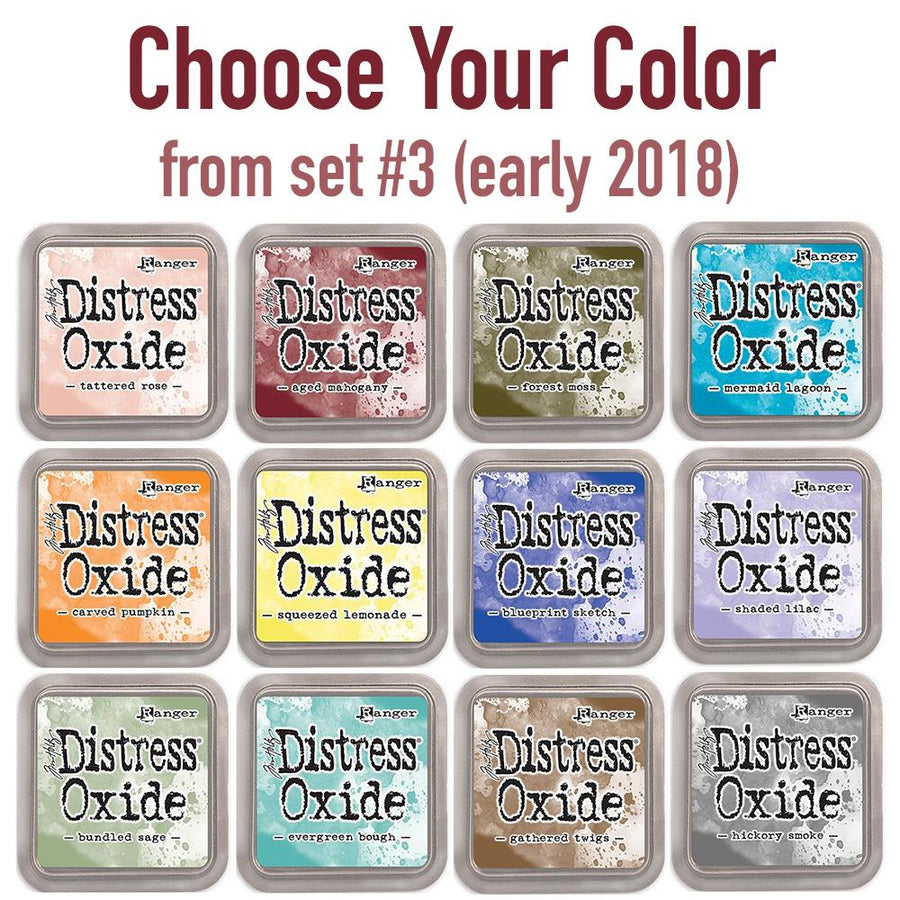 Tim Holtz Distress Oxide Ink Pads: Set #1, 12 Color Bundle – Only One Life  Creations