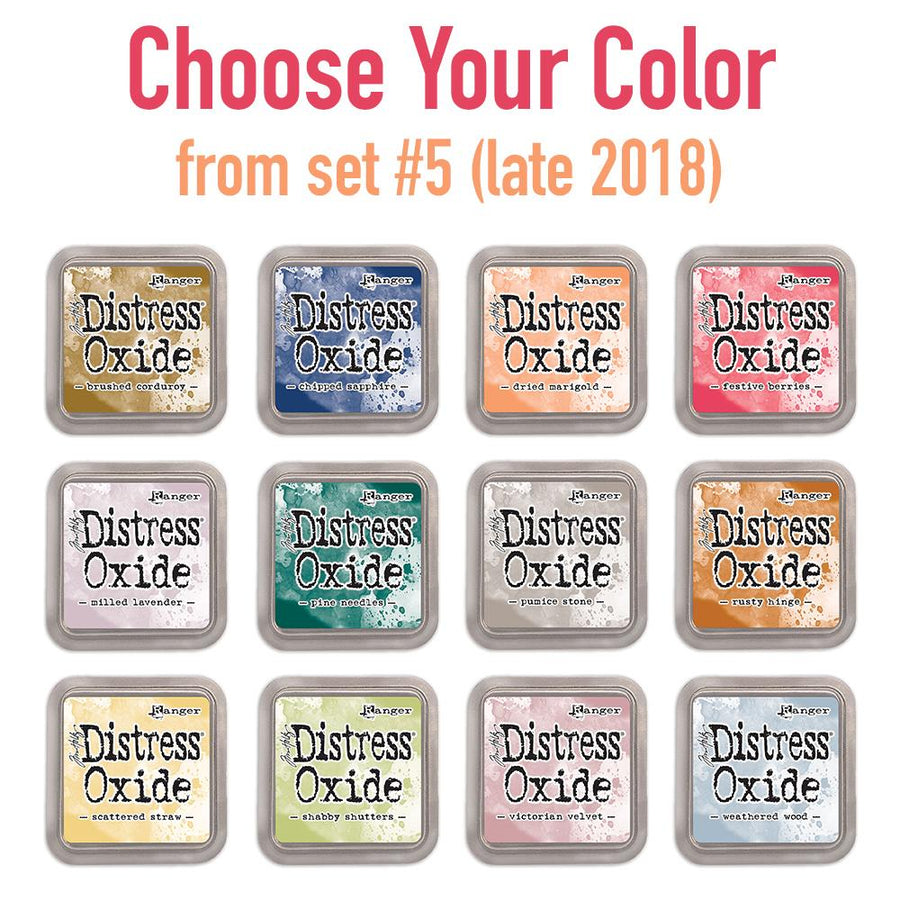 Tim Holtz Distress Oxide set #5 (late 2018) single ink pads, Choose Your Color-Only One Life Creations