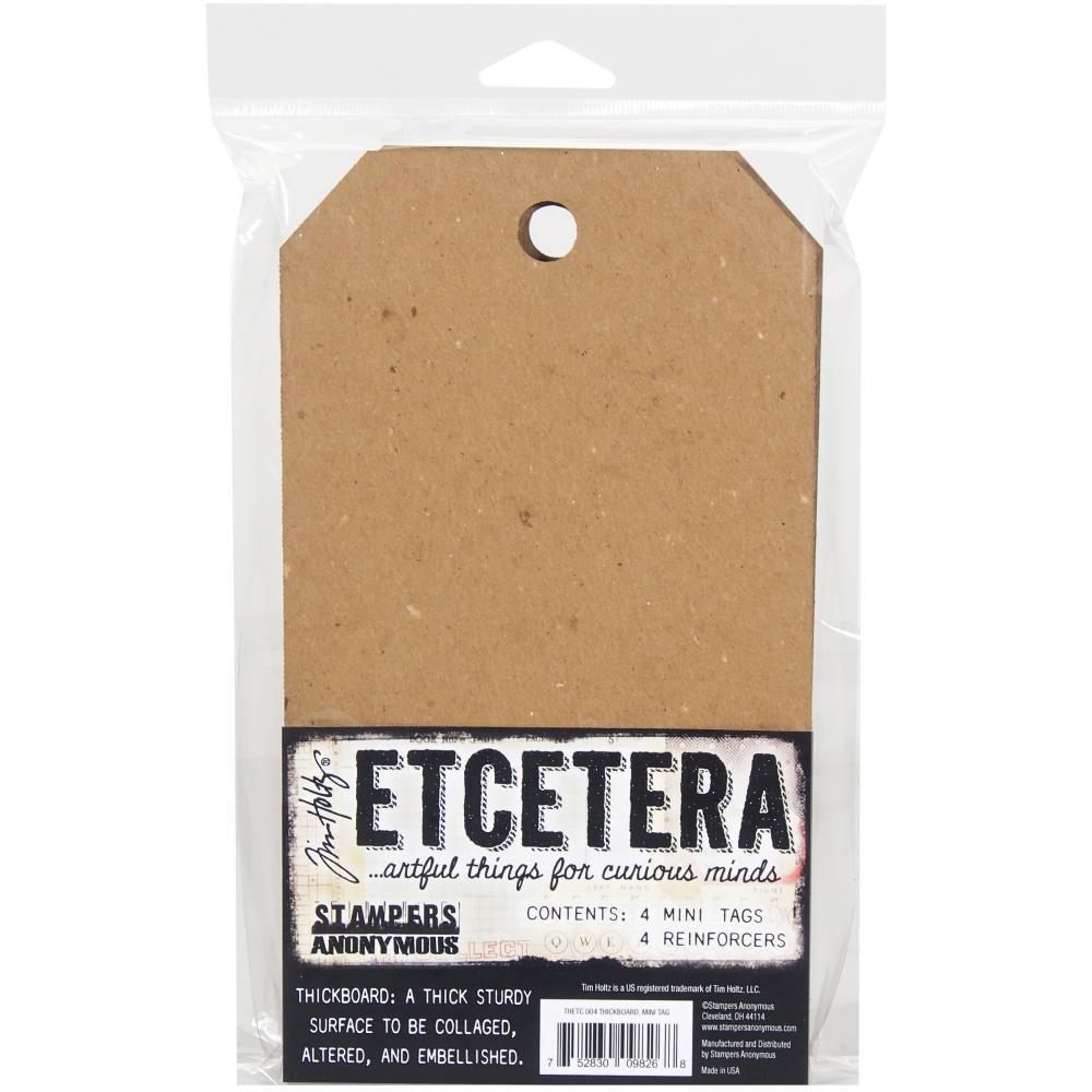 Tim Holtz Etcetera 4.5"x8" Mini Tags, by Stampers Anonymous (THETC004)-Only One Life Creations