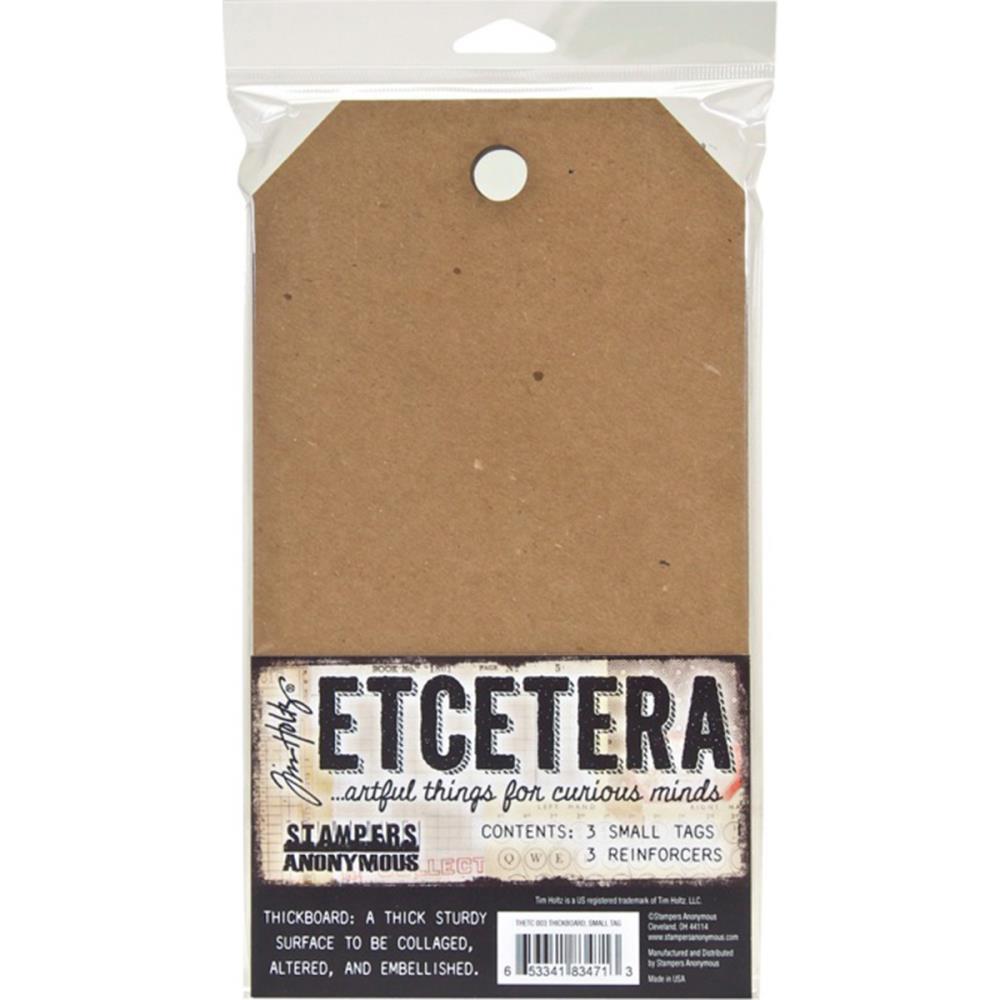 Tim Holtz Etcetera 5.5"x10" Small Tags: Tags, by Stampers Anonymous (THETC003)-Only One Life Creations
