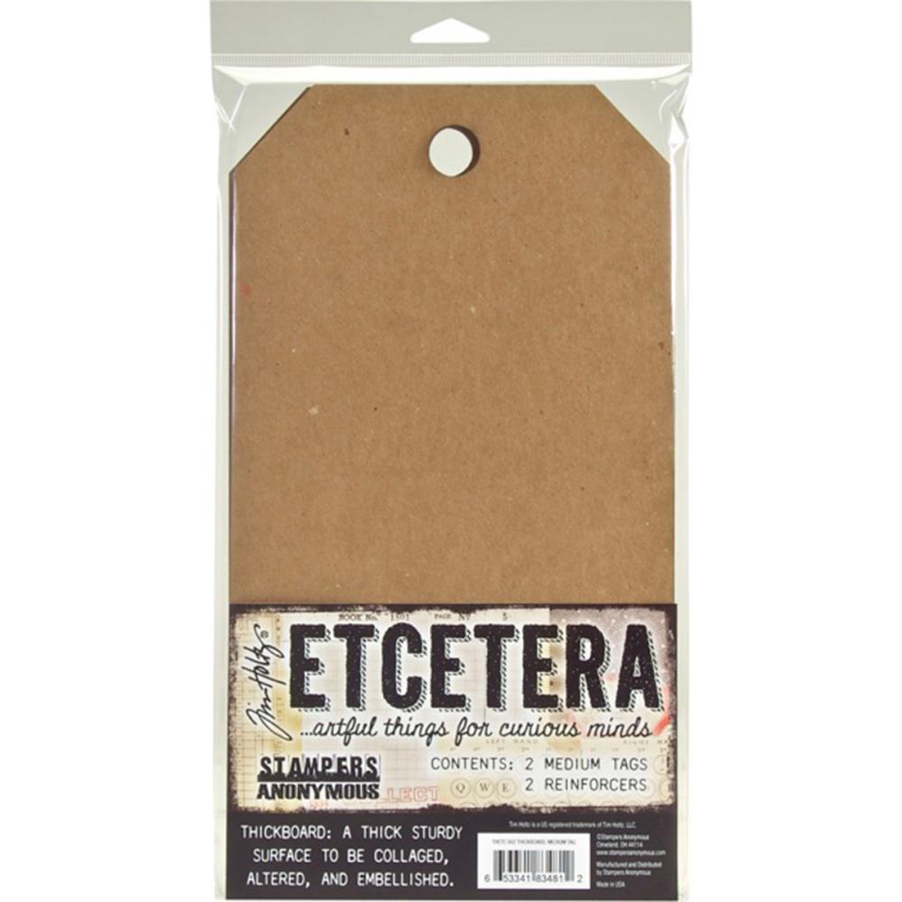 Tim Holtz Etcetera 6.5"x12" Medium Tags: Tags, by Stampers Anonymous (THETC002)-Only One Life Creations