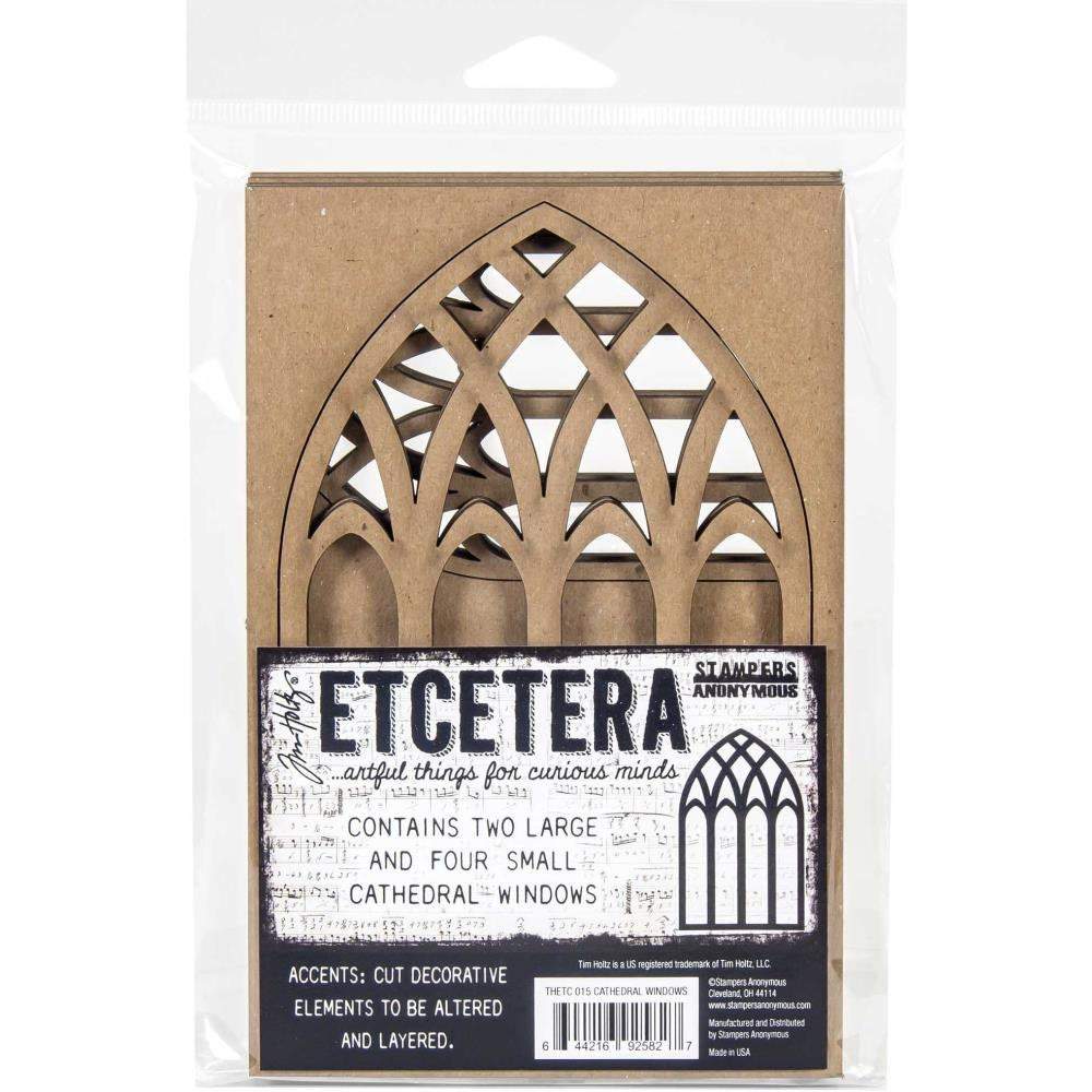 Tim Holtz Etcetera: Cathedral Windows, by Stampers Anonymous (THETC015)-Only One Life Creations