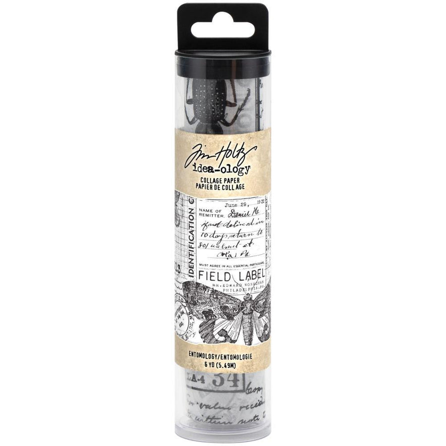 Tim Holtz Idea-Ology Collage Paper: Entomology (TH94120)-Only One Life Creations