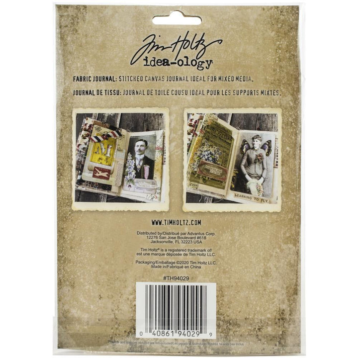 Tim Holtz Idea-ology Fabric Journal 4"x6" (TH94029)-Only One Life Creations