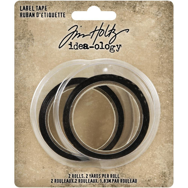 Tim Holtz Idea-Ology: Label Tape 2/Pkg (TH94043)-Only One Life Creations