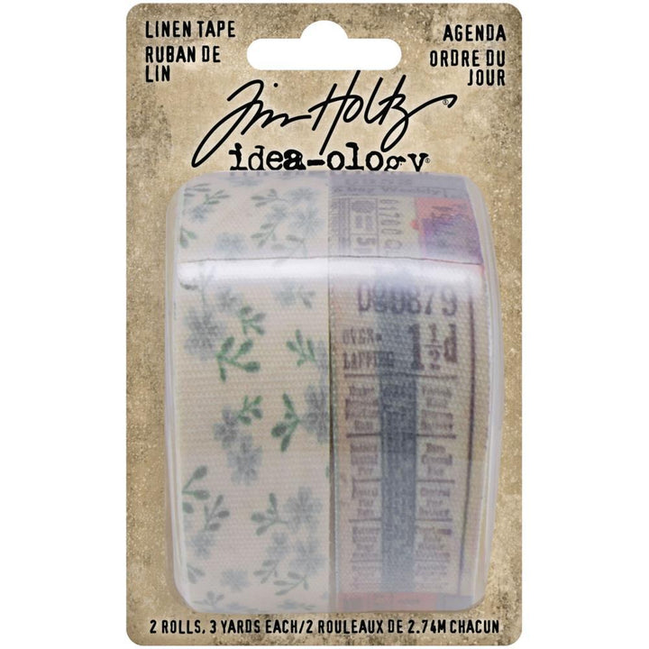 Tim Holtz Idea-Ology Linen Tape: Agenda (TH94140)-Only One Life Creations
