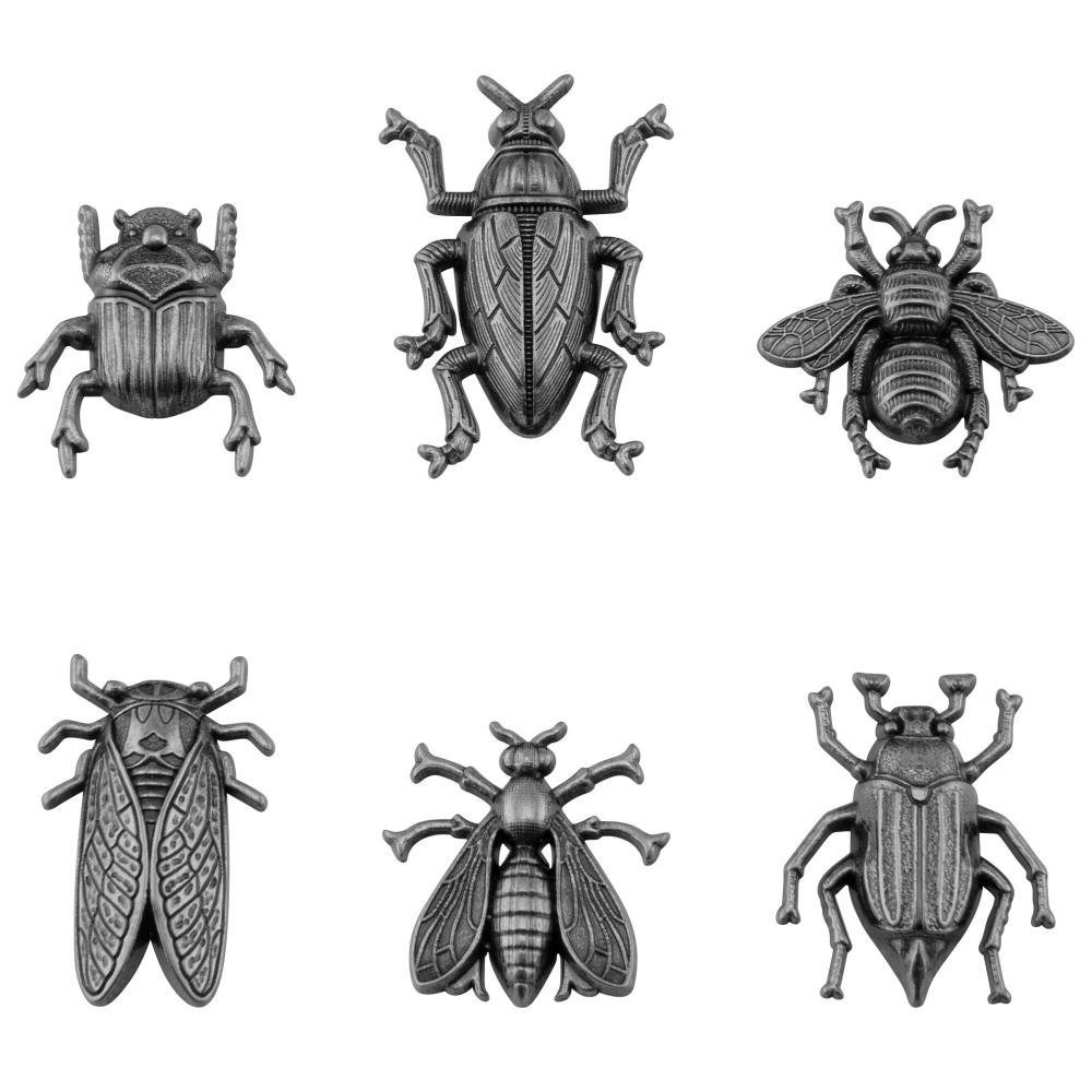 Tim Holtz Idea-Ology Metal Adornments: Entomology 5/Pkg (TH94079)-Only One Life Creations