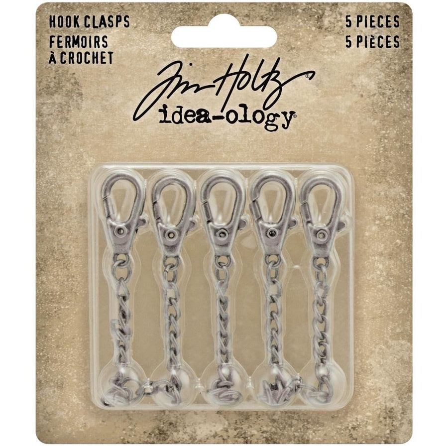 Tim Holtz Idea-Ology Metal Hook Clasps (TH94133)-Only One Life Creations