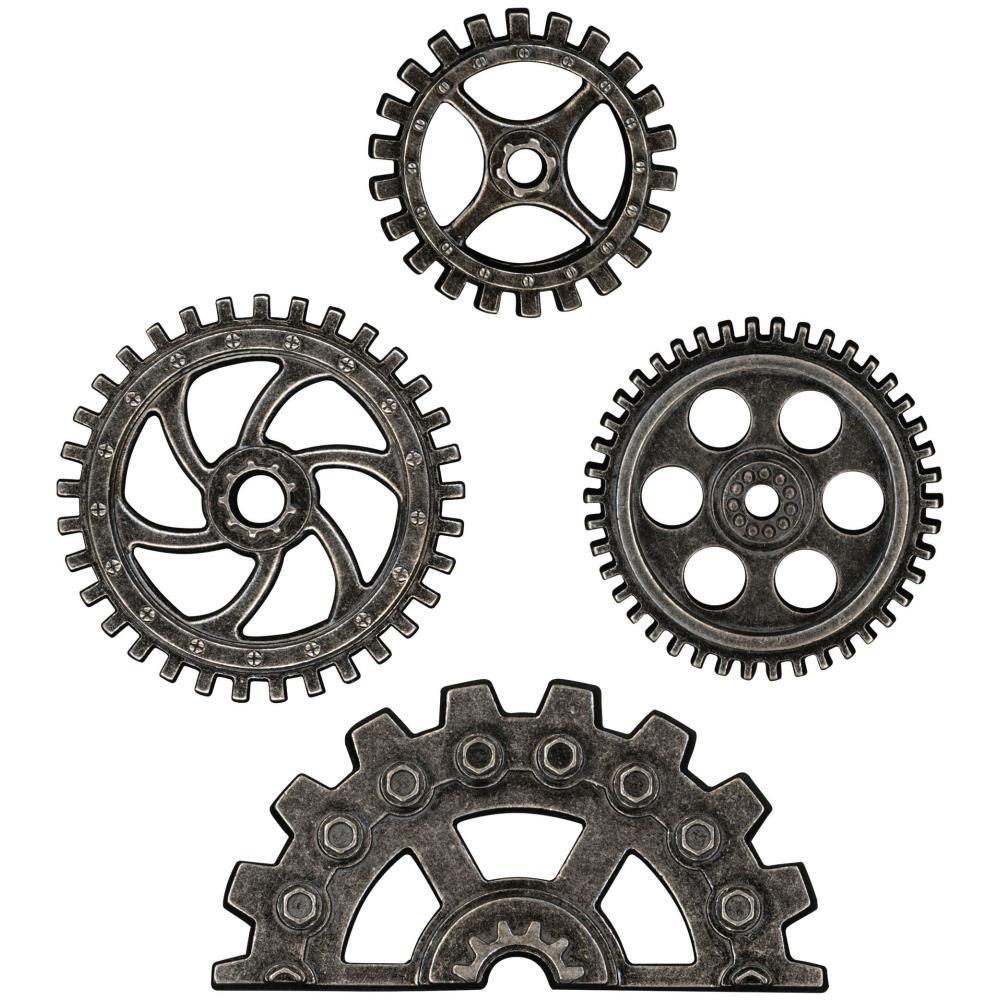 Tim Holtz Idea-Ology Metal Industrial Gears: Antique Nickel (TH94142)-Only One Life Creations