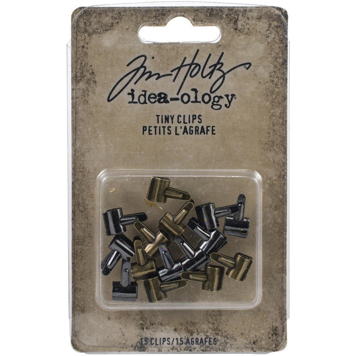 Tim Holtz Idea-ology Tiny Clips 15/Pkg (TH94025)-Only One Life Creations