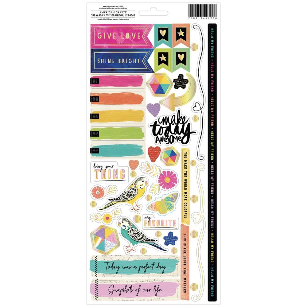 Vicki Boutin Color Study Cardstock Stickers 6"X12", 103/Pkg (VB005682)-Only One Life Creations
